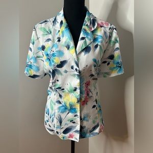 Alfred Dunner|  Women’s Floral button down Top